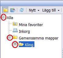 rapporter/dokument mappar För att expandera mappar,