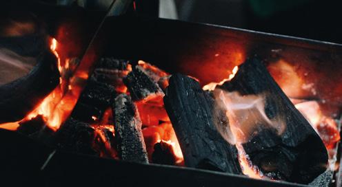 Marabú ger en behaglig smak till maten, en naturlig kol helt fri från