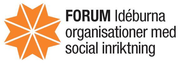Forums uppgifter Att öka förståelsen för att idéburen organisering med social inriktning kan arbeta med folkrörelsens former, kan utgå från kooperativets sju