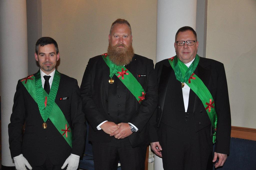 Grad VII i Eskilstuna Torsdagen den 8 november recipierade bröderna Alexander Lindborg, Robert Larsson och Per Larsson i grad VII och tog därmed sina första steg i kapitlet.
