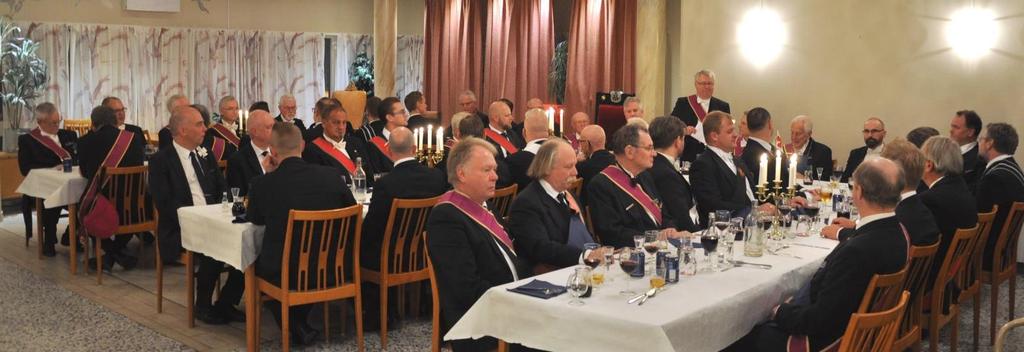 Högtidsdag i S:t Johanneslogen Västmanland Lördagen den 10 november firade SJL Västmanland sin 70:e högtidsdag.