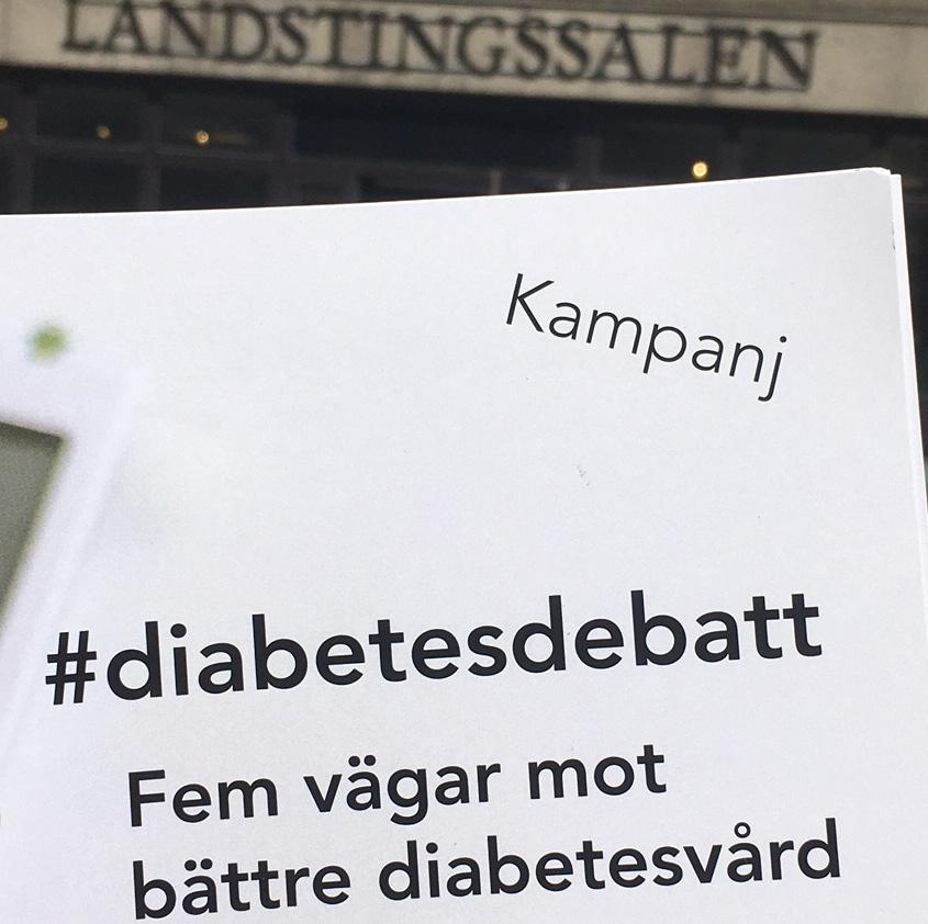 POLITIK & PÅVERKAN TILLSAMMANS NÅR VI RESULTAT För ett bra liv med diabetes!