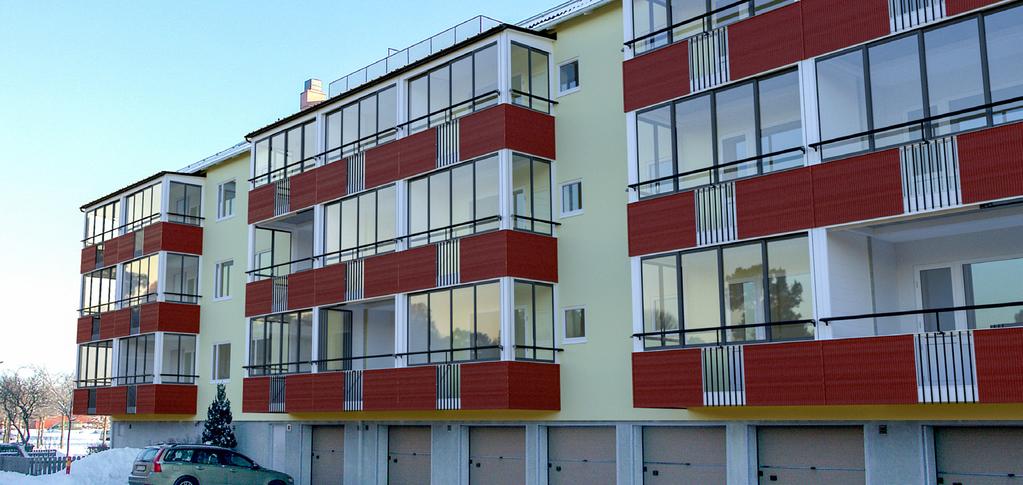 INGLASNINGAR Balco I många fall väljer våra kunder att montera integrerade inglasningar.