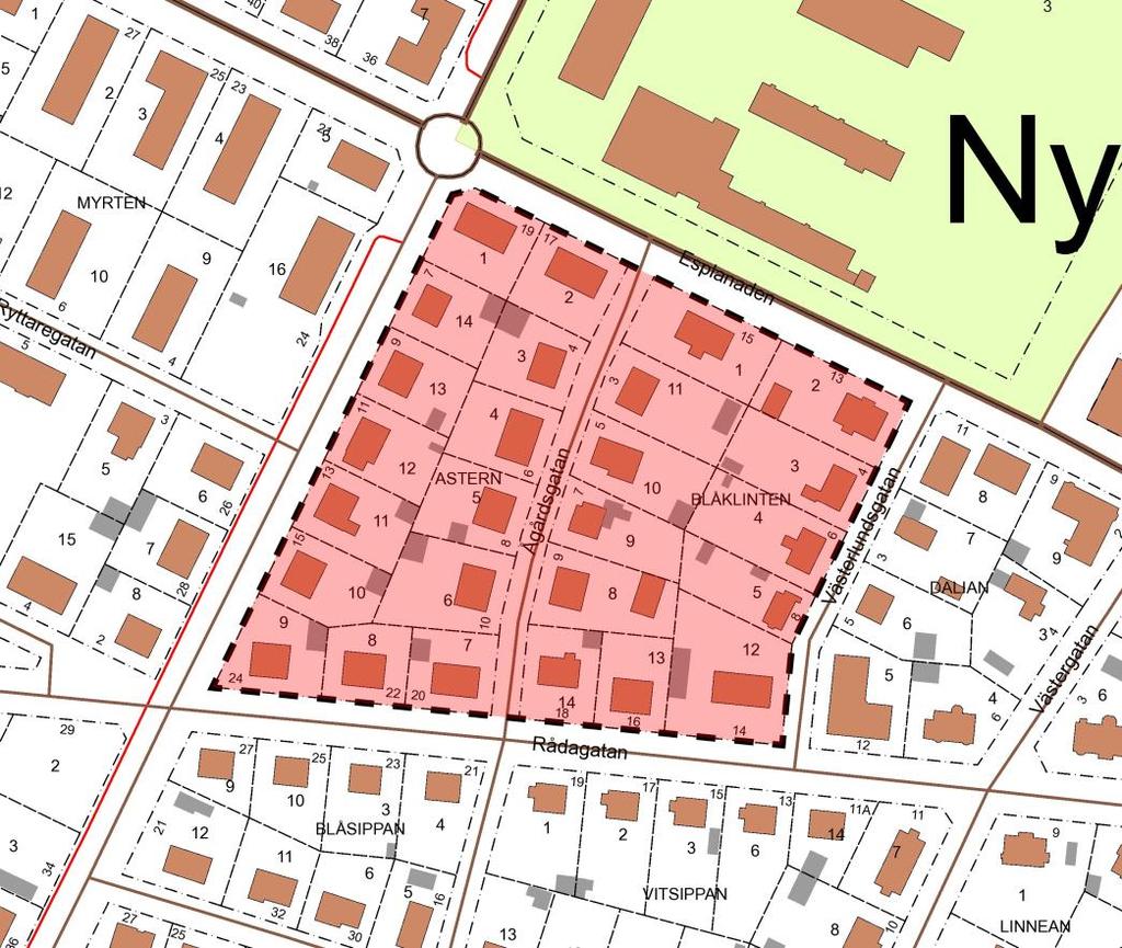 4. TRAFIKSITUATION VID KV. ASTERN OCH BLÅKLINTEN OCH DESS NÄRLIGGANDE OMGIVNING Kv.