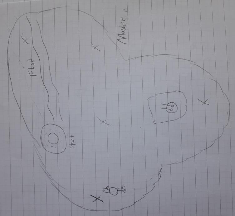 Appendix L - Resultat från undersökningen Deltagare 6 Spelomgång 1 (Tid = 3:15 min) 1. Vad är din spontana reaktion till spelet? Man kan ta sig runt.