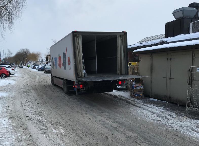 Slutsats Risken finns att avfallshanteringen och personer med funktionsvariation kommer i konflikt med gående och cyklister på korsande gång- och cykelbana.