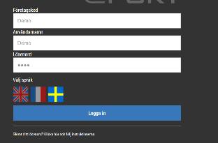 se/instructor 2. Fyll i de inloggningsuppgifter du mottagit av din kontaktperson. 3.