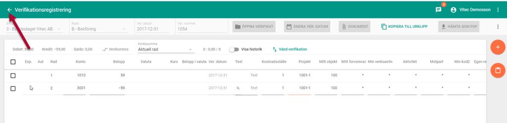 Nyhetsdokument Vitec Ekonomi inkl 3L Pro - Version x.