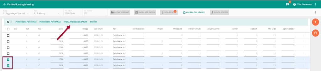 Nyhetsdokument Vitec Ekonomi inkl 3L Pro - Version x.