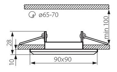 черный 57 Underconstruction Ø60 mm Unterkonstruktion Ø60 mm Rame de
