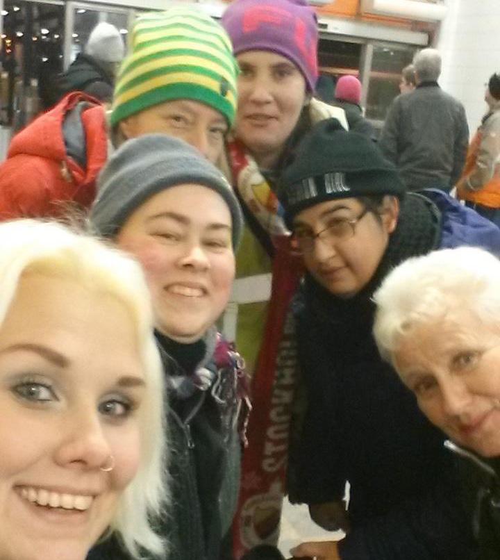Södertälje/Nykvarn. Ett gäng på 10-12 personer varav några har jobbat i många år i våra verksamheter som till exempel våra onsdagscaféer och fredagsdanser.