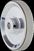 Monteringsdel för pulsgivare med servofläns, centrering 50 mm, inklusive fästsats EF-MG-50 5312987 luminiummäthjul med O-ring (NR70) för massiv axel 6 mm,