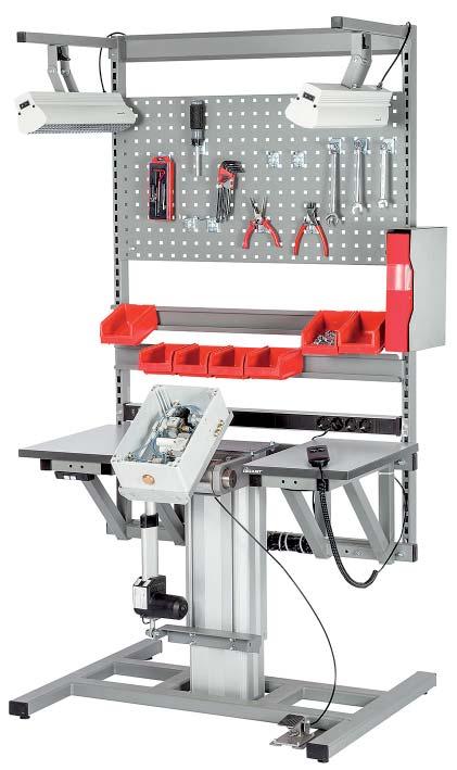En viktig del i en väl ergonomiskt utformad arbetsplats är också hur arbetsplatsen är planerad med hänsyn till att en del arbetsuppgifter utförs på fl era olika platser, så att exempelvis borden är