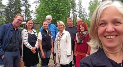 Bruk. LRFs VD Anders Källström, Håkan Johansson och Maria Jonsson, regionchef respektive ordförande för LRF Gävleborg, Palle Borgström, ordförande LRF, och Karin Perers, ordförande Mellanskog, deltog.