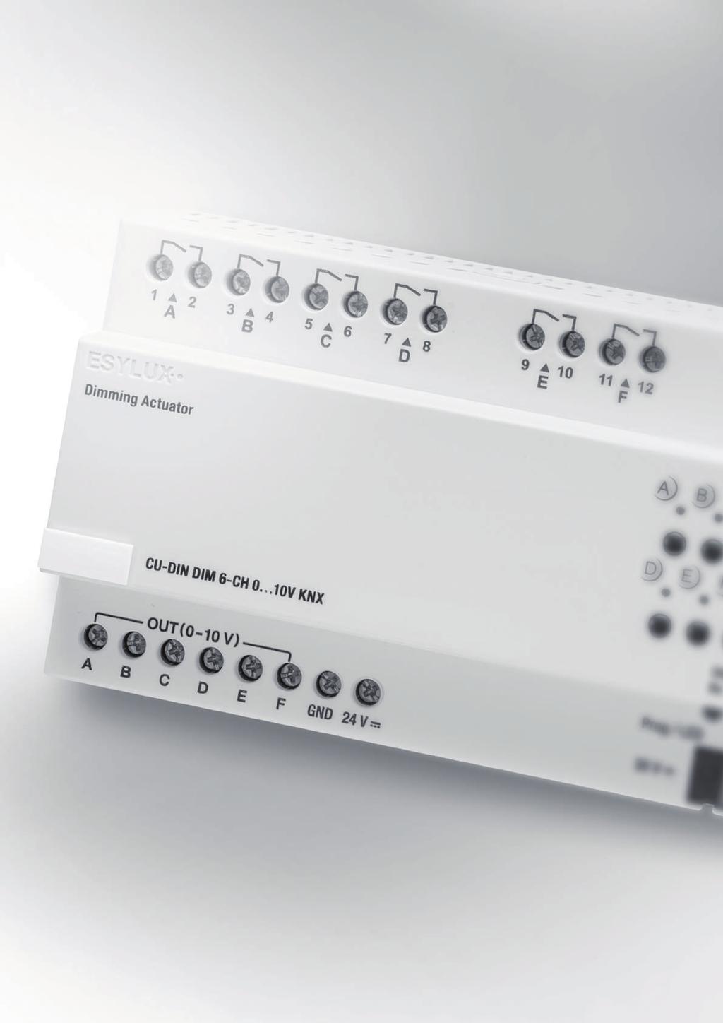 AUTOMATION INOMHUS MANÖVERDON DIN RAIL MODULER FÖR Modul för omvandling av busskommandon till omkopplingseller dimringssignaler Brtar-, dimrings-, jalusi- och VVK-modul för intelligent strning av