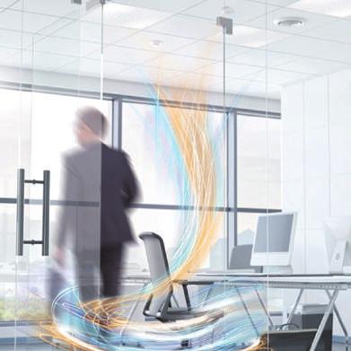 ESYLUX LIGHT CONTROL FÖRKONFIGURERADE LJUSSYSTEM FÖR KONTOR Automatiserad ljuslösning utan programmering Plug-and-Pla lösning för kontor upp till 20 m²: 4 infälld LED-takarmaturer för ssteminnertak,