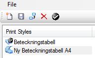 Högerklicka på raden och välj [Rename] och ge den önskat namn.