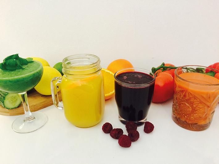 Fyra hälsosamma frukt- och grönsaksdrinkar Gröna drinken I denna gröna härliga drink finns mängder av antioxidanten klorofyll.