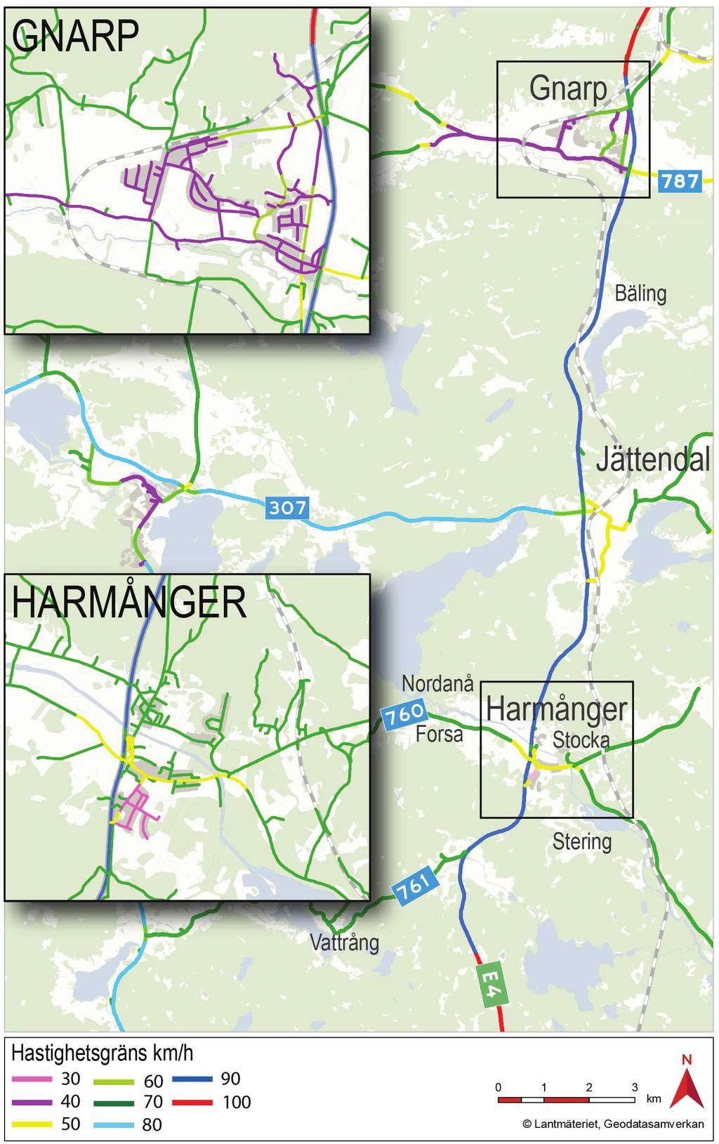 Sammanfattningsvis påverkar vägens låga standard parametrar som framkomlighet, komfort och trafiksäkerhet på ett negativt sätt för alla trafikslag. 4. Trafik och användargrupper 4.