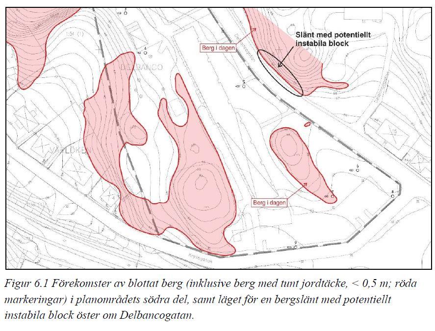 Figur 4 Utdrag ur Geotekniskt PM, Norconsult 2017-09-29 Datum: