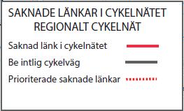 Dalby Kyrkheddinge Genarp Figur 3 Utdrag ur beslutad inriktning för utveckling av infrastruktur för cykel Varje objekt har studerats med hänsyn till