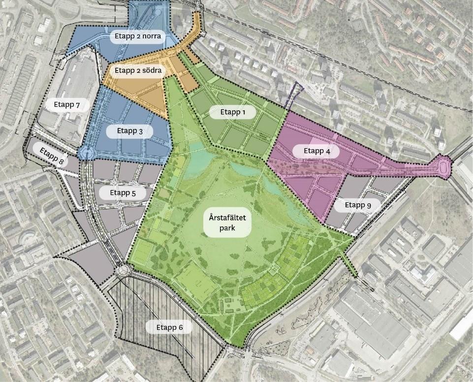 Sida 5 (12) Planen ersätter delar av Dp 93045 från år 2001 som framförallt anger området som park, men även kontor, lager, odlingsområde och spårområde.
