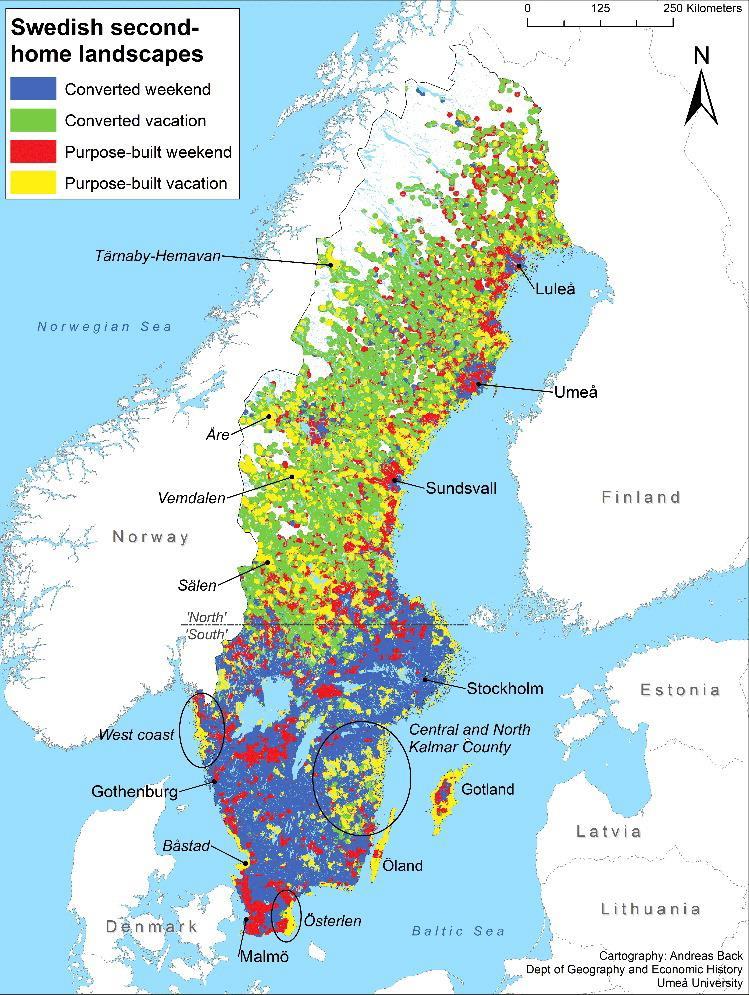 SÖRMLANDS KONVERTERADE WEEKENDHUS FRITIDSHUSÄGARNAS FOLKBOKFÖRING Folkbokföringskommun Antal Procent Stockholm 6445 32,7% Eskilstuna 2259 11,5% Nyköping 1423 7,2% Katrineholm 918 4,7% Strängnäs 851