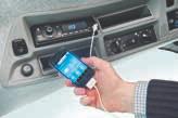 Bluetooth handsfree / RDS/MP3 radio med AUX- och USB-uttag kommer som standard.