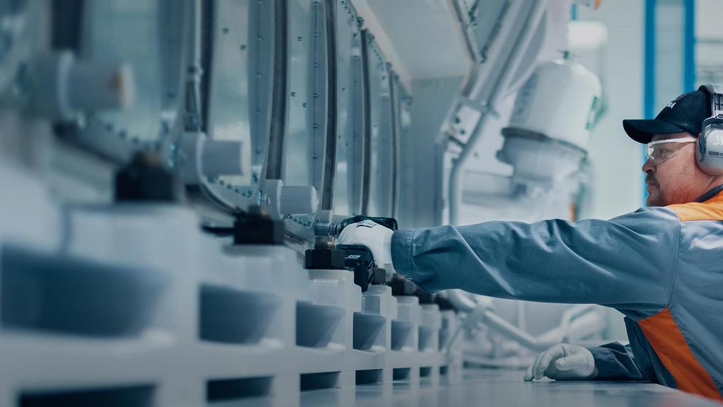 NYCKELTAL Q2/219 Orderingång 1.377 miljoner euro, -11% Orderstock i slutet av perioden 6.47 miljoner euro, +1% Omsättning 1.