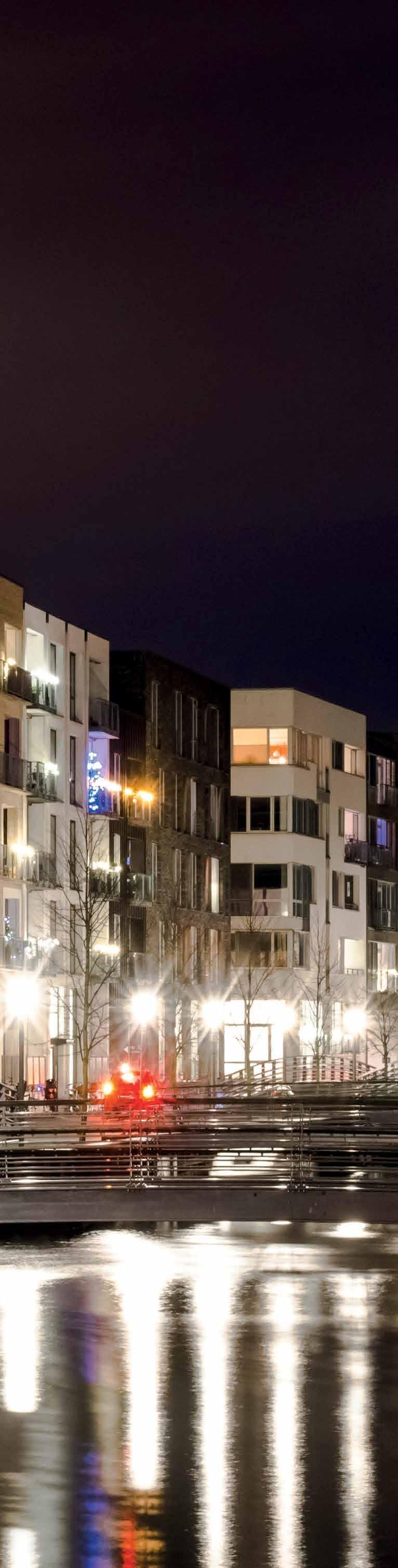 Saga LED Nydesignad armatur som ger ett bra ljus till vägen samt