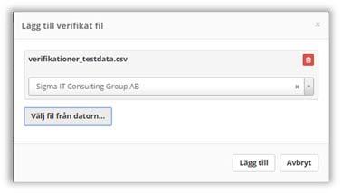 Tryck på knappen Lägg till från fil, se bilden