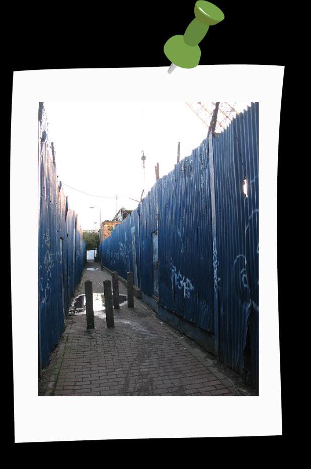 Områdets struktur påverkar om platsen upplevs som trygg.