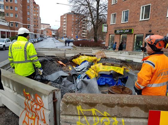 kommun. Stockholms Vatten har sett till att hålet funnits där i flera år.
