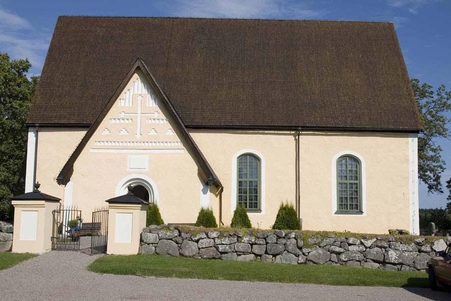 Rasbokils kyrka Rasbokils socken Uppsala kommun Renovering av spåntak