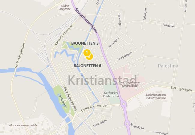 BAJONETTEN 6, KRISTIANSTAD