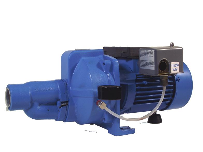 SHALLOW WELL APPLICATION STEP 5 Install your pump and thread an adaptor into inlet.