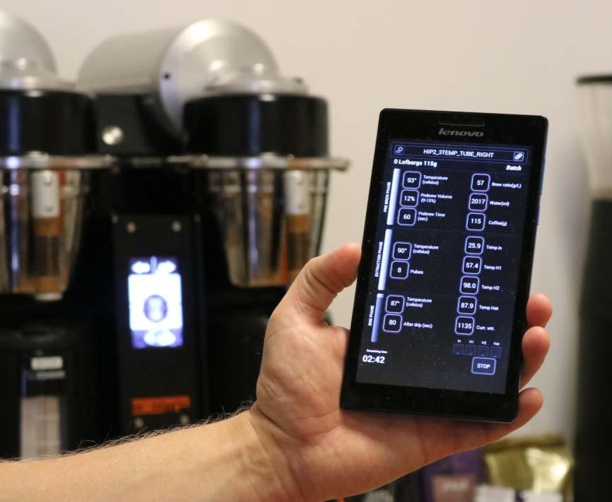 3Temps kaffemaskin HIPSTER är uppkopplad vilket möjliggör effektiv service och reparation, återanvändning av komponenter och delar, och nya affärsmodeller Möjligheter/vinster: Genom att maskinen är