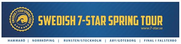 Regler för År/tidsperiod 2019 Swedish 7-Star Spring Tour Gren Touren är öppen för Allmänna bestämmelser Tävlingsplatser Hoppning Tour 1,30 och 1,40 är öppen för svenska och utländska ryttare.
