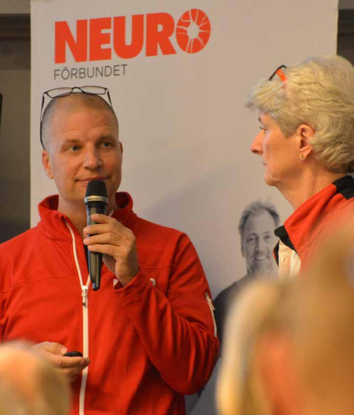 MEDLEMMAR Stöd till medlemmar Neuro bjöd in till uppskattade föreläsningar om olika former av hjälp för närstående/anhöriga med psykoterapeuten Lennart Björklund och anhörigkonsulenten Tina