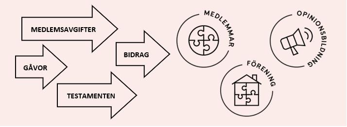 Så här arbetar Neuro Medlemmar och gåvor är avgörande för Neuros verksamhet och möjligheten att förverkliga vår vision.
