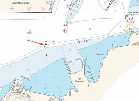 Nr 64 16 Sweden. The Sound. Flintrännan. Less depth. Cancel: Notice 2004:9/1759 (T) See: Notice 2004:9/1749 1.