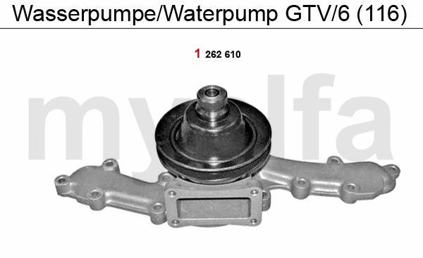 1 262610 Wasserpumpe 6 2.0/2.5 ie,75 2.5/3.