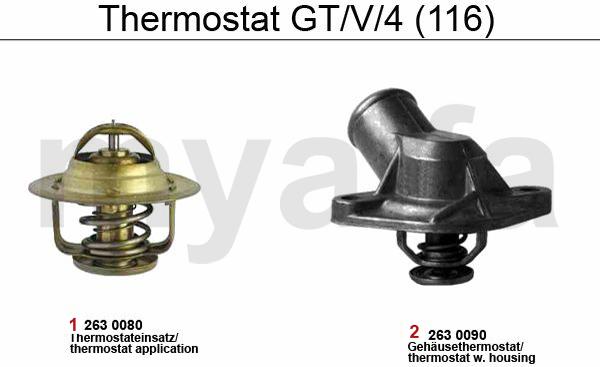 1 2630080 Thermostat 1300-2000 zum Einlegen 226,50 kr 2