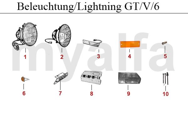 1 15160816 Hauptscheinwerfer rechts (außen) 6, GT/V/6 (116) Bj. 81-85 802,99 kr 1 15161816 Hauptscheinwerfer links (außen) 6,G T/V/6 (116) Bj.