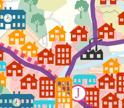 BEDÖMNING PLANBESKED 2019-01-23 Området omnämns inte direkt i översiktsplanen men har markerats som bostäder med inslag av verksamheter och service.