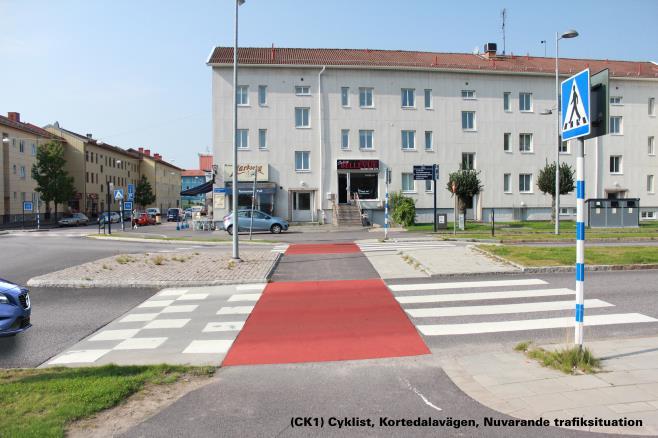 Riktlinjer cykelpassage och cykelöverfart Undersökning: Nuvarande trafiksituation vs cykelöverfart Vilken trafiklösning skulle du föredra?