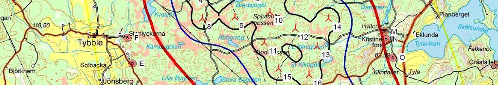 5dB(A) DECIBEL - Map 8,0 m/s Calculation:
