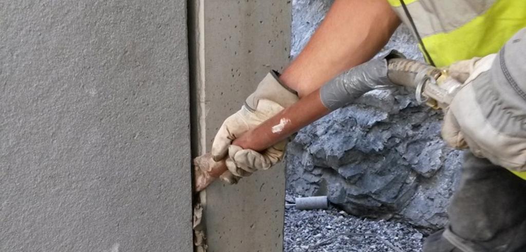 Element fogning/förankring Förankring och fogning av betongelement för tunnlar och byggnader kan med fördel göras med cementbaserade förankringsprodukter med avseende på brand och