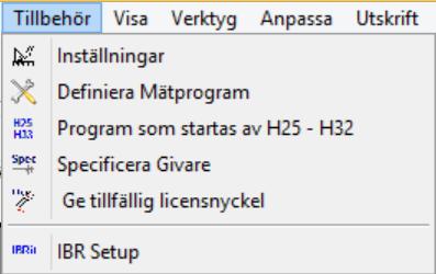 2. Att Komma i gång Man ansluter sina IBR moduler till USB/COM port enligt IBR:s anvisningar i Mesuring Bus manualen.