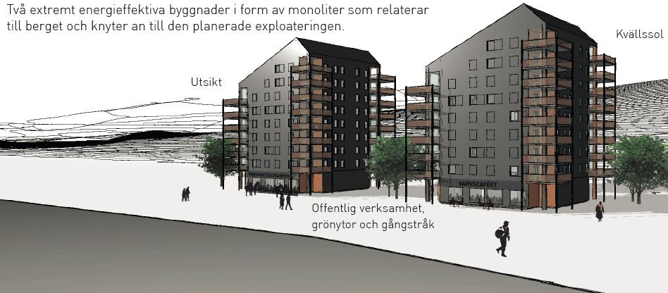 Byggnadskropparnas övergripande arkitektoniska uttryck är skulpturalt med inspiration från de tidigare saltmagasinen och anknyter även till Inre hamnens historia som plats för sågverk och